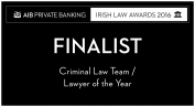 Double Nomination at the Irish Law Awards 2016